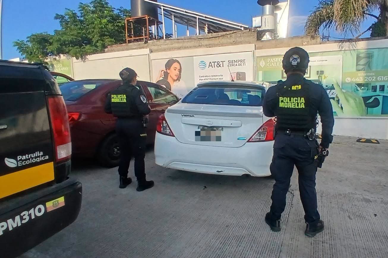 SSPC recupera vehículo con reporte de robo en Morelia